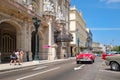 Classic cars in downtown Havana