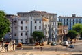 HAVANA, CUBA - MAY 14, 2012: View of the urban landscape of Havana from the stairs in front of the University of Havana Royalty Free Stock Photo