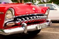 Havana, Cuba - November, 2018: Colorful vintage classic American cars parked on the street of Old Havana, Cuba Royalty Free Stock Photo