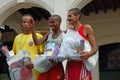 Havana Marathon winners with prizes