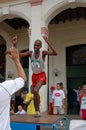 Isbel MiliÃÂ¡n at Havana Marathon