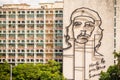 Havana, Cuba - November 30, 2017: Revolution square. Che Guevara portrait