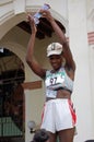 Aracelys Lamothe, winner of Havana Marathon 2005
