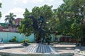 HAVANA, CUBA - OCTOBER 23, 2017: Havana Cityscape with El Quijote Park Monument.