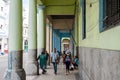 HAVANA, CUBA - OCTOBER 22, 2017: Havana Cityscape with Local Architecture and People. Cuba. Royalty Free Stock Photo