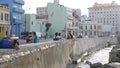 HAVANA, CUBA - OCTOBER 20, 2017: Havana Old Town with People