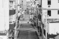 HAVANA, CUBA - OCTOBER 26,2015 - Typical street in Havana, Cuba in disrepair on Oc 29, 2015. The street shows the effects of poor