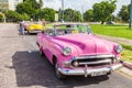 Havana, Cuba. Vintage American cars Royalty Free Stock Photo