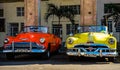 Havana, Cuba Ã¢â¬â 2019. Vintage classic old American car in Havana, Cuba Royalty Free Stock Photo