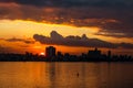 Havana (Habana) in sunset Royalty Free Stock Photo