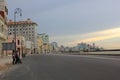 Havana Malecon at sunset