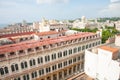 Havana`s crumbling baroque and Spanish colonial buildings mixed