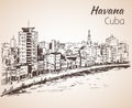 Havana sketch. Cuba