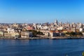 Havana. View of the old city through a bay in a sunny day