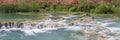 Havasu Creek Terrace Panorama Royalty Free Stock Photo