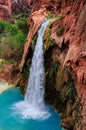 Havasu Falls, natural paradise in the Grand Canyon Royalty Free Stock Photo