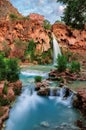 Havasu Falls, natural paradise in the Grand Canyon Royalty Free Stock Photo