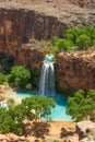 Havasu Falls Portrait Image