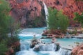 Havasupai Waterfall Royalty Free Stock Photo