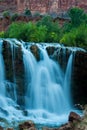 Havasupai Waterfalls in Arizona. Royalty Free Stock Photo