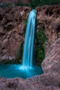 Havasupai Waterfalls in Arizona. Royalty Free Stock Photo