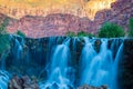 Havasupai Waterfalls in Arizona. Royalty Free Stock Photo