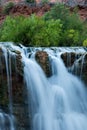 Havasupai Waterfalls in Arizona. Royalty Free Stock Photo