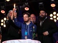 Havdalah ceremony held by local rabbis onstage