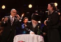 Havdalah ceremony held by local rabbis onstage