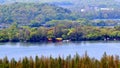 Have a bird`s eye view of the west lake scenic area, Royalty Free Stock Photo