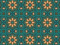 Geometric seamless background with shape abstract and kaleidoscope square repetition Royalty Free Stock Photo