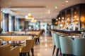 Hotel Lobby Bar And Restaurant Interior For Background