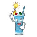 Have an idea blue hawaii mascot cartoon