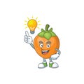 Have an idea cute persimmon cartoon style with mascot