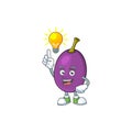 Have an idea delicious winne fruit in a character cartoon