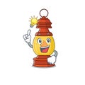 Have an idea lantern Scroll cartoon character design