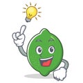 Have an idea lime mascot cartoon style