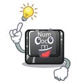 Have an idea num lock on a keyboard mascot