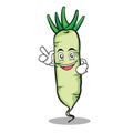 Have an idea white radish cartoon character