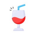 Have a look at this amazing icon of drink glass, wine glass vector design