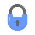 Have look at this editable flat icon of padlock, well design icon of security