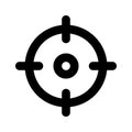 Have a look at this visually perfect icon of target, aim, objective vector design Royalty Free Stock Photo