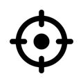Have a look at this visually perfect icon of target, aim, objective vector design Royalty Free Stock Photo