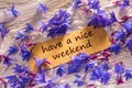 Have a nice weekend