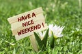 Have a nice weekend Royalty Free Stock Photo