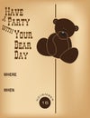 Have Party Your Bear Day Royalty Free Stock Photo