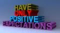 Have only positive expectations