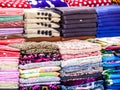 Have towels in lots of sizes styles and colors Royalty Free Stock Photo