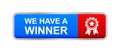 Winner button Royalty Free Stock Photo