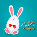 Have Yourself a Very Happy Easter. Easter Bunny Ears Vector Royalty Free Stock Photo